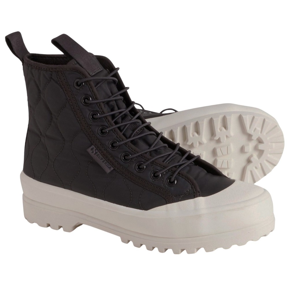 Superga 2644 Alpina Quilted Nylon Sneaker Boots - NEW Womens Size 9 #45864-OF